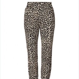 Cabi Spotted Jogger Leopard Pants Size Medium